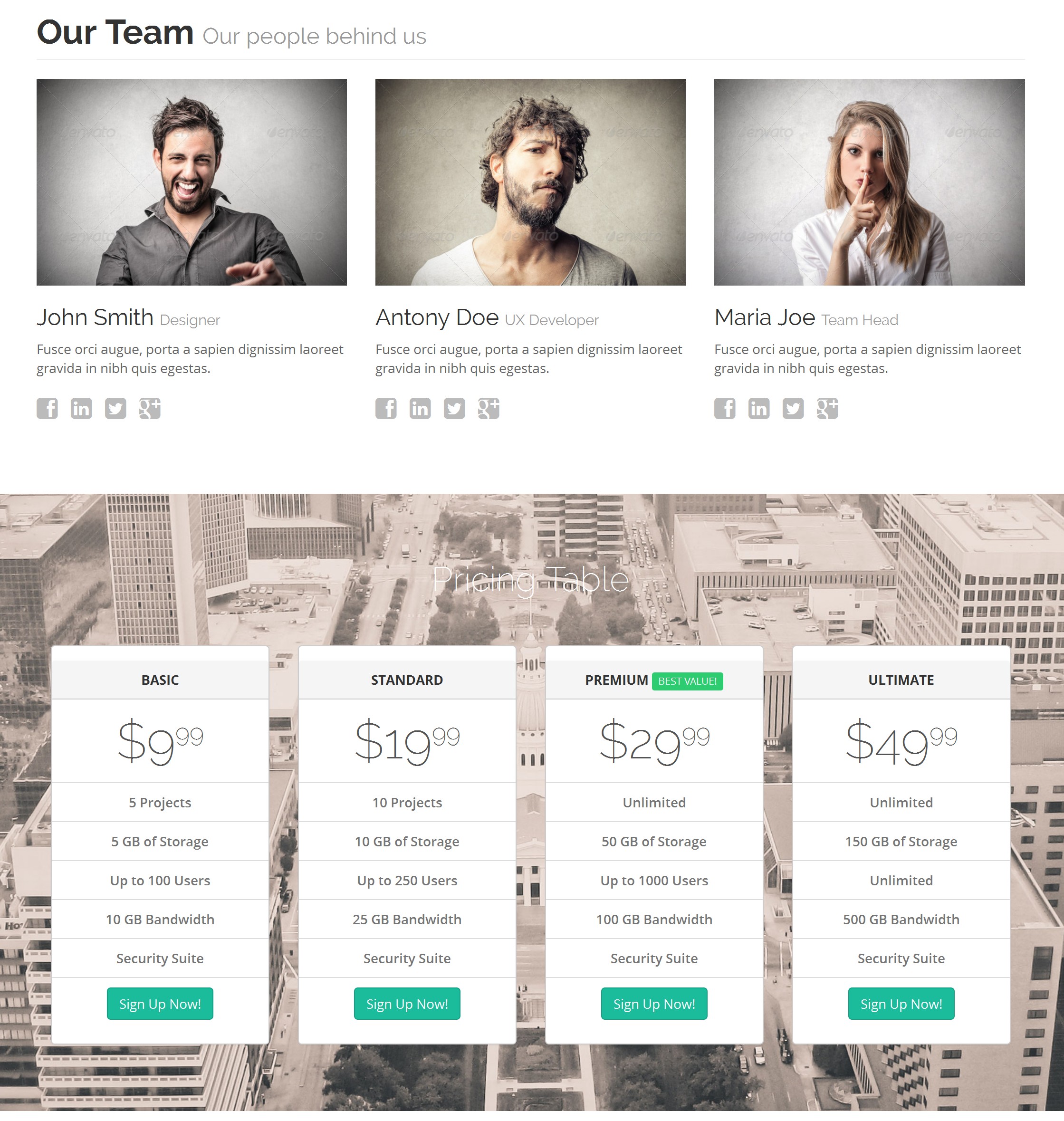 HTML5 Bootstrap Portal Theme