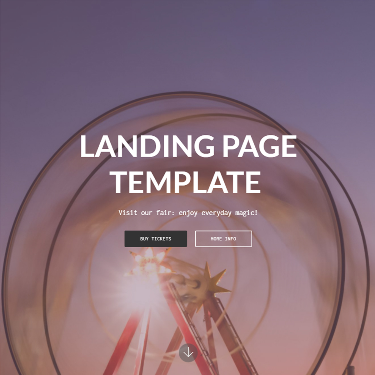 HTML5 Bootstrap Landing Templates