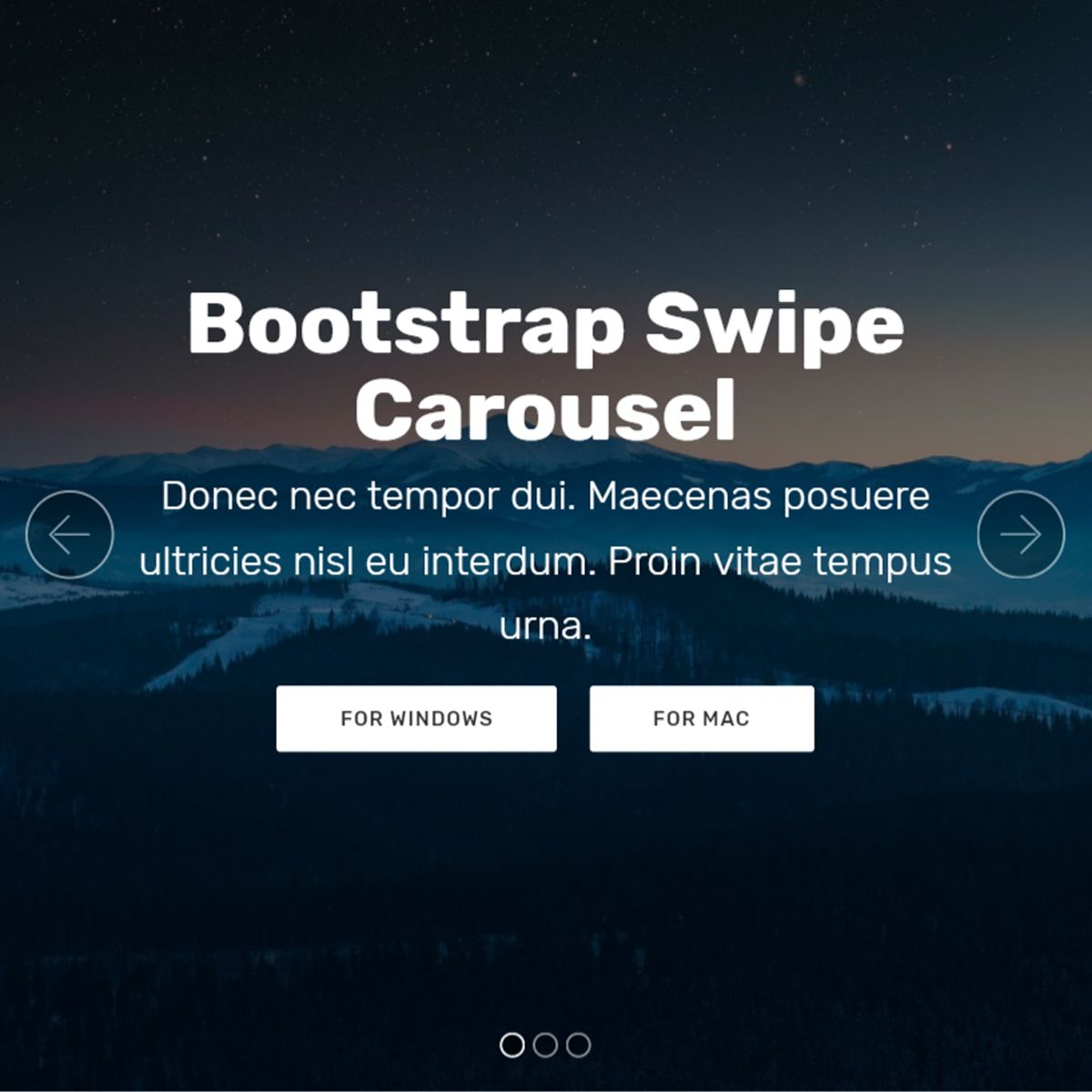 Responsive Bootstrap Image Slider