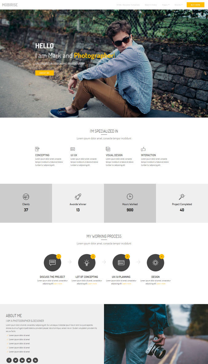 Portfolio Website Templates